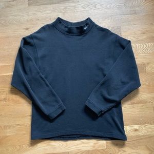 Vintage VTG No Fear Black Mock Neck Sweatshirt